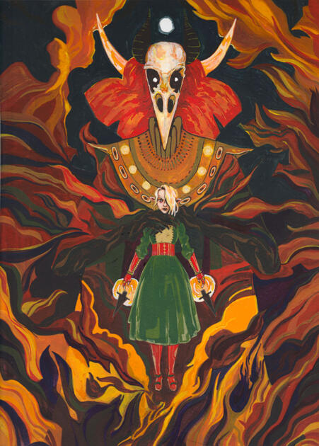 Progeny: gouache